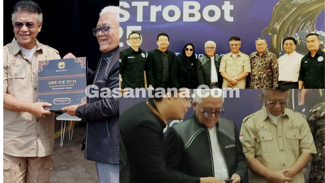 Abah Anton Charliyan dan Rektor ARS Buka ARS Career Fair Dan Lomba Robotik Indonesia 2025 di Bandung