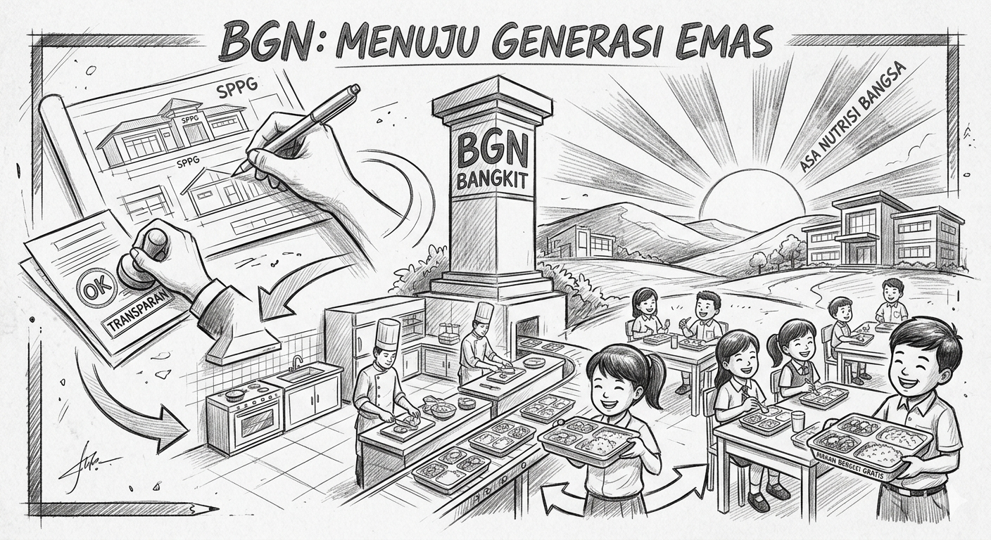 MENJAGA ASA NUTRISI BANGSA: BGN BANGKIT LEBIH KUAT DAN TRANSPARAN DEMI GENERASI EMAS